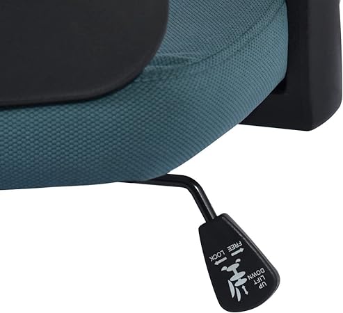 Homylin Home Office Chair Ergonomic Chair Office Chair with Breathable Mesh Seat/Lumbar Support/Armrest, Executive Rolling Swivel Adjustable Task Chair for Teens Adults, Dark Blue