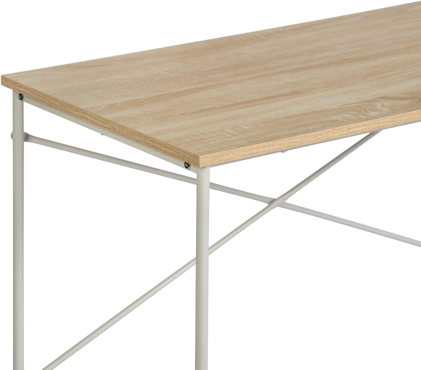 Homylin 40 Inch Writing Desk Simple Computer Table Small Size Stable Study Desk Laptop Table Notebook Desk for Home Office Console Table, Oak