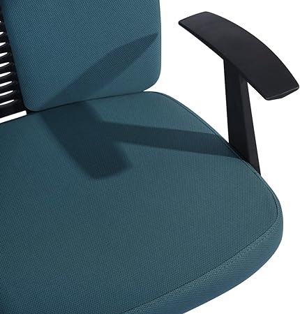 Homylin Home Office Chair Ergonomic Chair Office Chair with Breathable Mesh Seat/Lumbar Support/Armrest, Executive Rolling Swivel Adjustable Task Chair for Teens Adults, Dark Blue