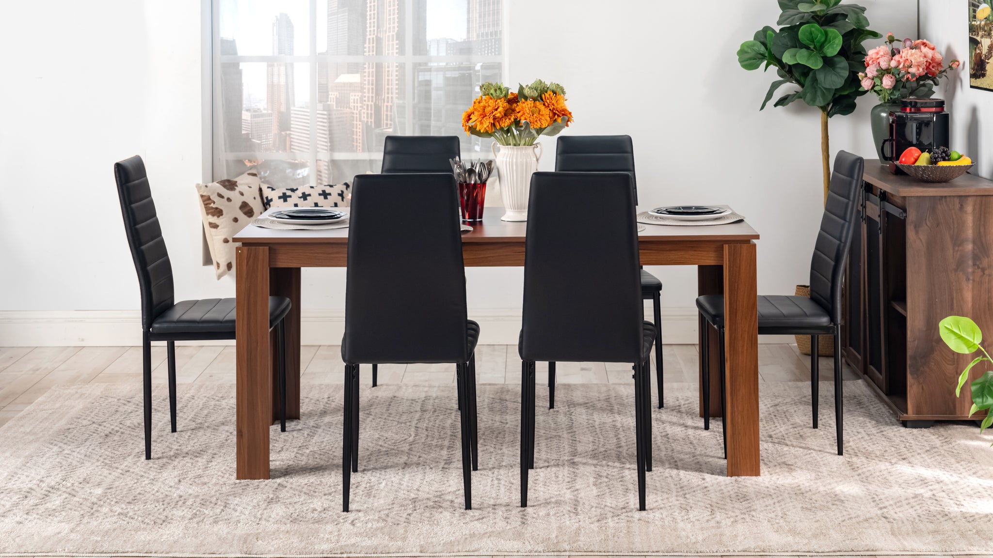 ANN BLACK PVC NL 6PCS II