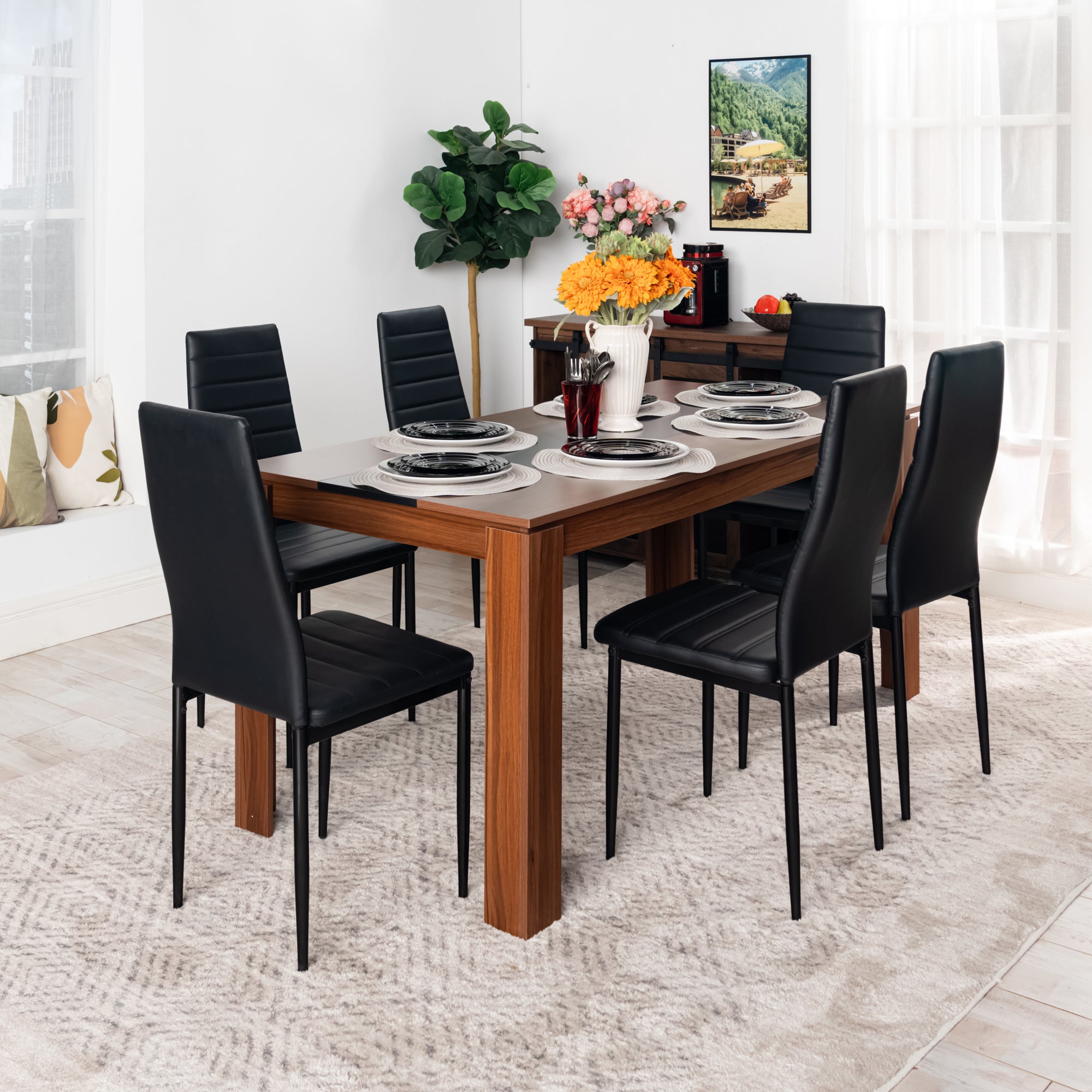 ANN BLACK PVC NL 6PCS II