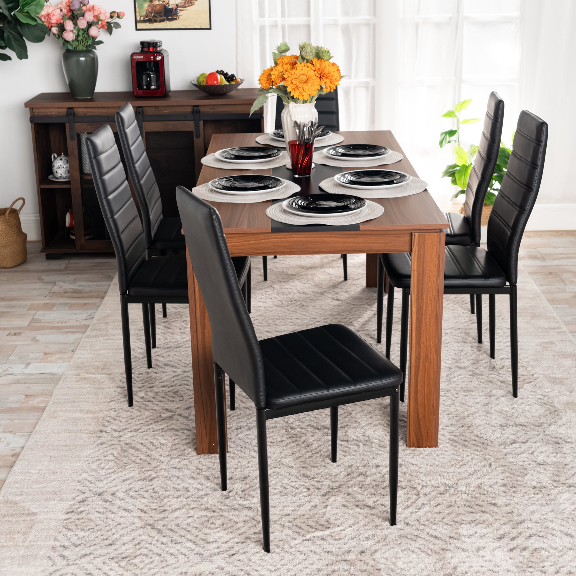 ANN BLACK PVC NL 6PCS II