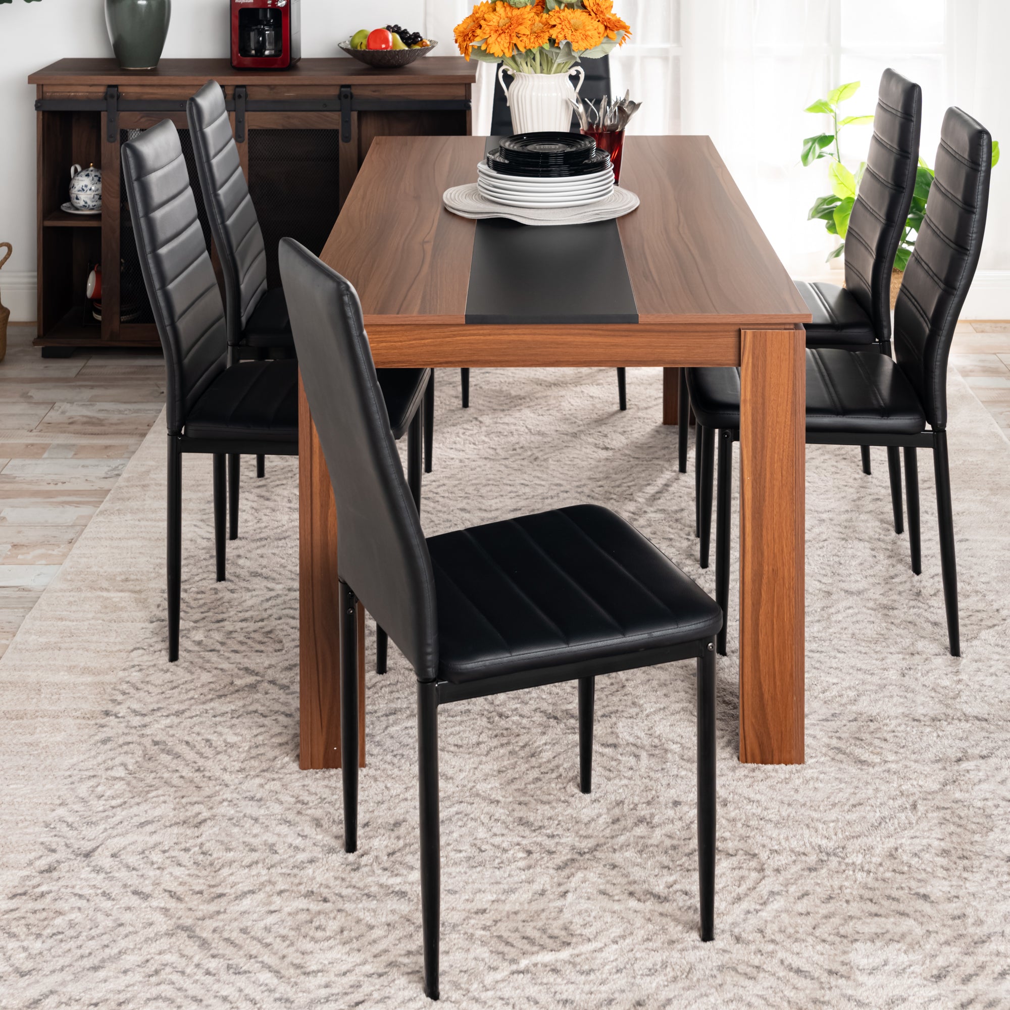 ANN BLACK PVC NL 6PCS II