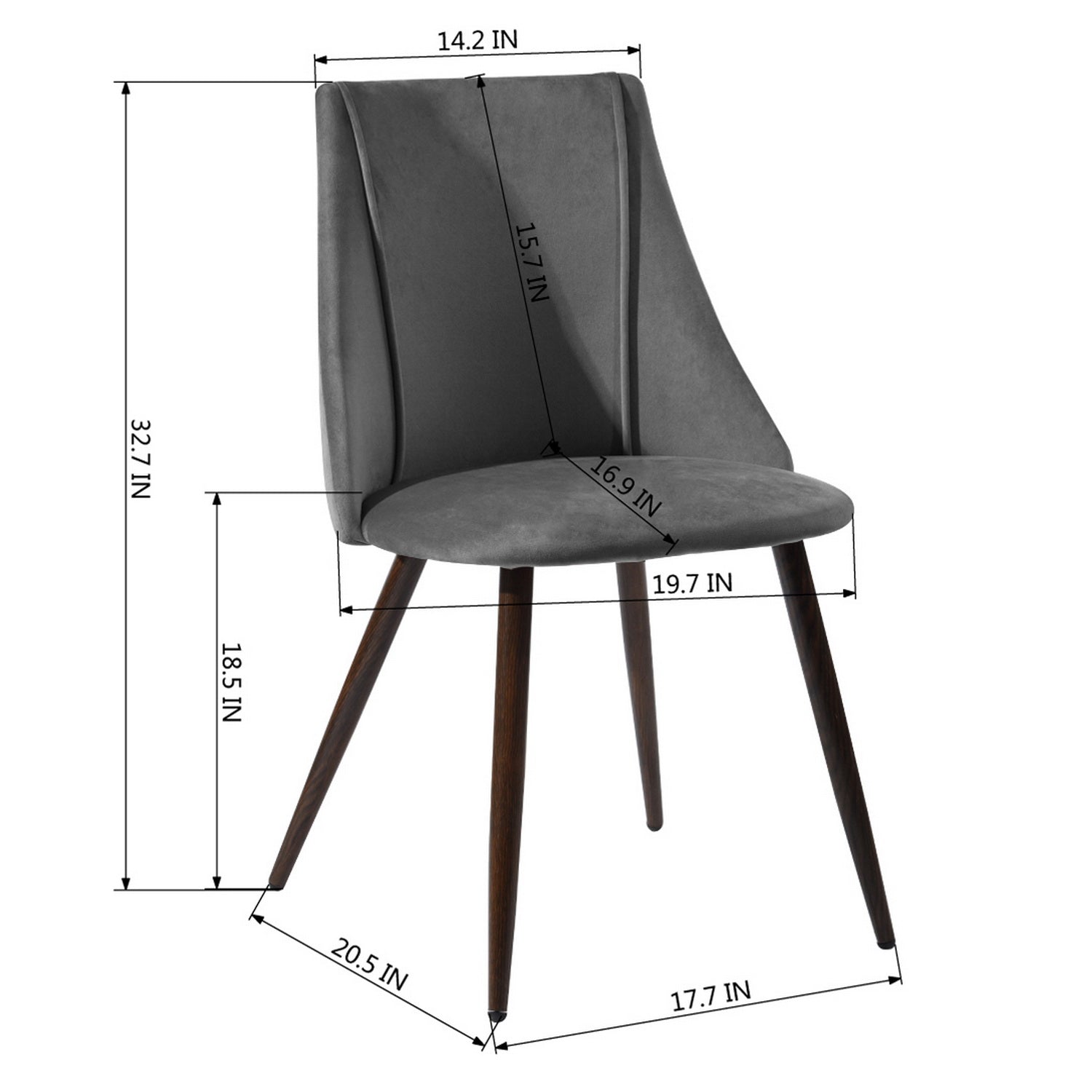 Homylin Dining Table Set 3 Pieces 1 Table and 2 Suede Chairs Minimalist White Kitchen Coffee Table Living Room Furniture Set Breakfast Set with 2 Suede Chairs, White Table and Gray Chairs