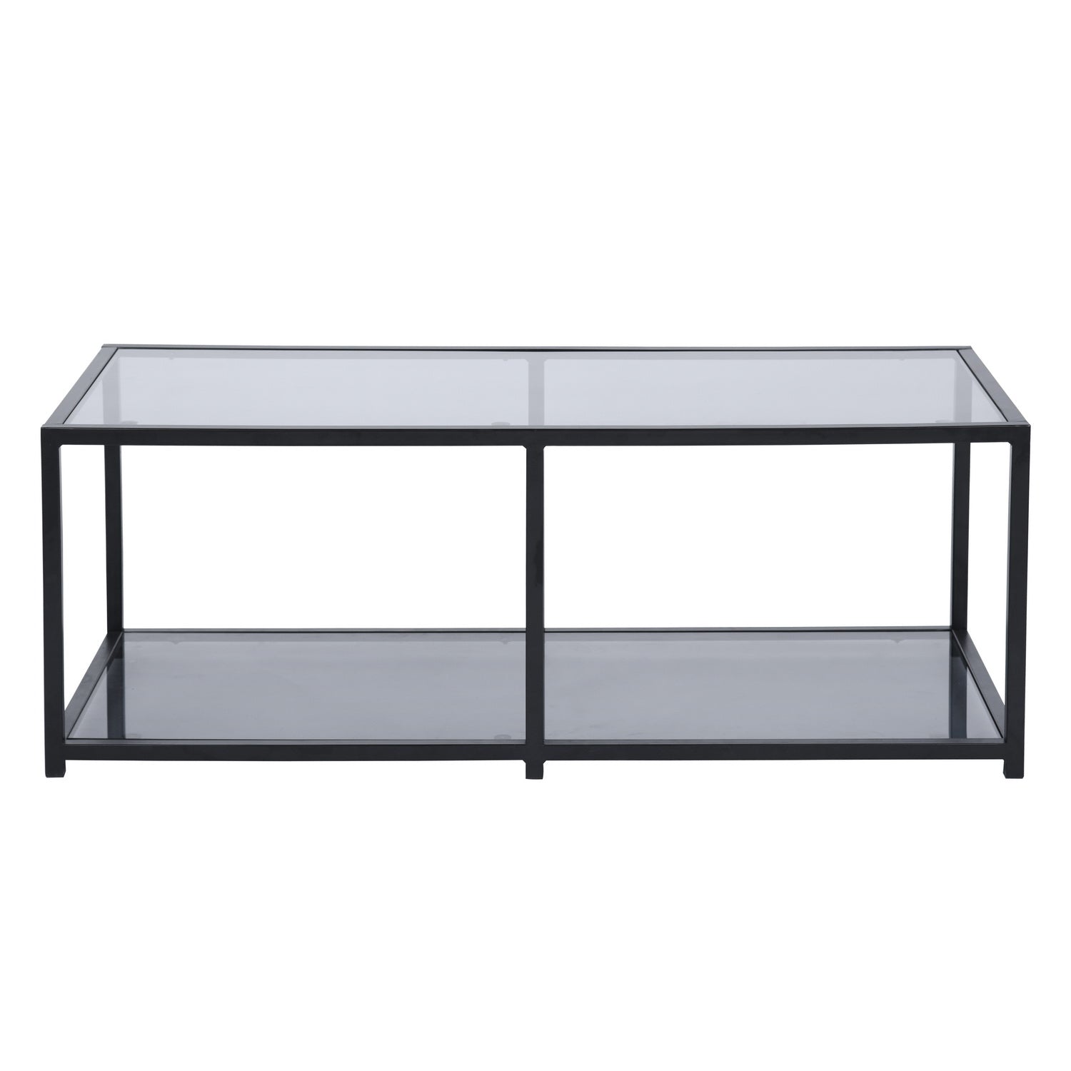 Table basse Homylin Modern Retangle 110x50x42cm gris fumé