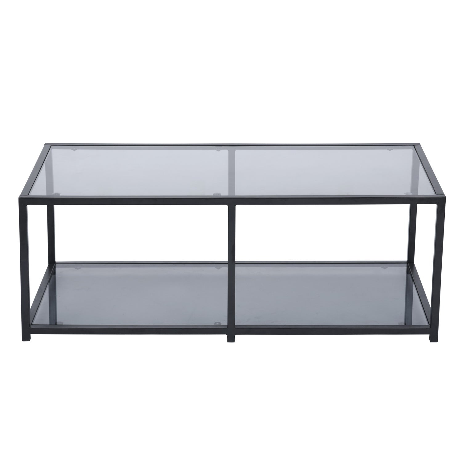 Table basse Homylin Modern Retangle 110x50x42cm gris fumé